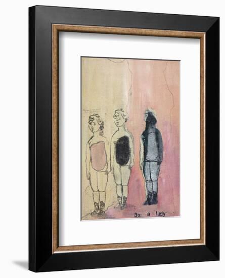 3x a Lady-Kara Smith-Framed Art Print