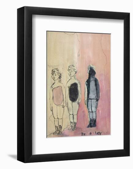 3x a Lady-Kara Smith-Framed Art Print