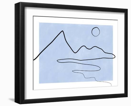 3X4 Aspectratio Indigo43-Elena Ristova-Framed Giclee Print