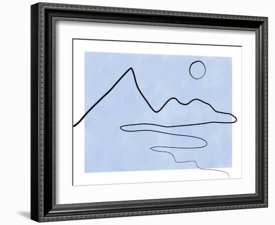 3X4 Aspectratio Indigo43-Elena Ristova-Framed Giclee Print