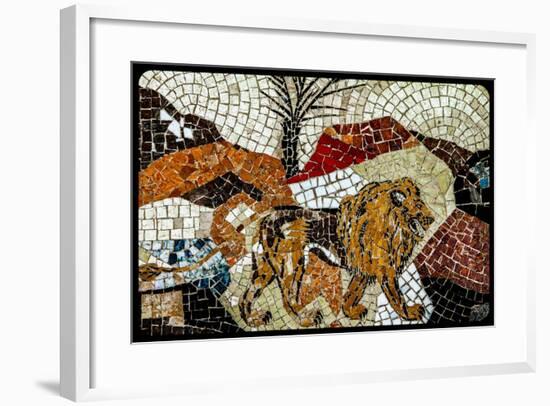 (4) From The Series, Twelve Tribes Of Israel-Joy Lions-Framed Giclee Print