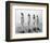 4 Girls Standing Tall-null-Framed Premium Giclee Print