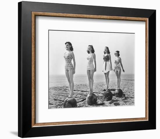 4 Girls Standing Tall-null-Framed Art Print