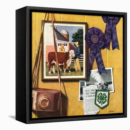 "4-H Momentos,"April 1, 1950-John Atherton-Framed Premier Image Canvas