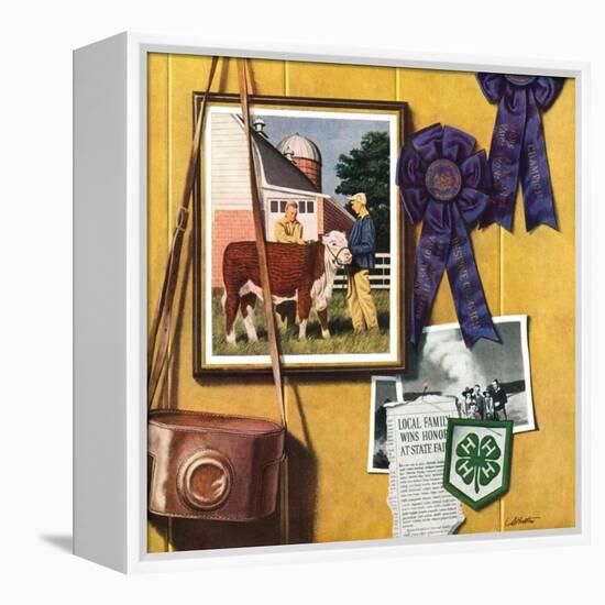 "4-H Momentos,"April 1, 1950-John Atherton-Framed Premier Image Canvas