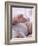 4 Month Old Baby Girl Holding Her Foot-Amanda Hall-Framed Photographic Print