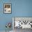 4-Months, Portrait of Tabby-Tortoiseshell-And-White Female Lying on Garden Table with Coneflowers-Jane Burton-Framed Photographic Print displayed on a wall