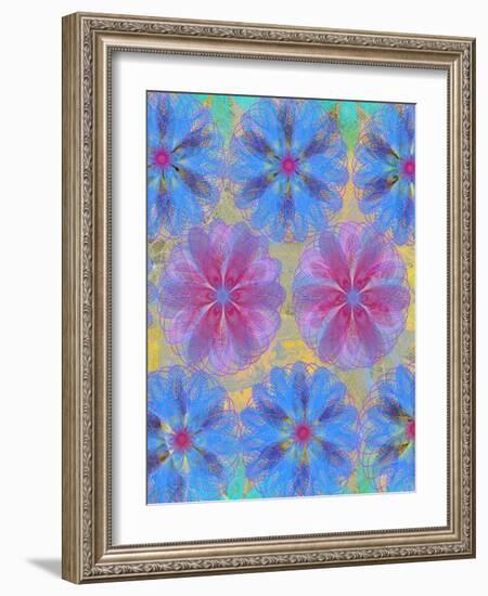 4 of 22 abstract art Circle Color Decor 3 D E-Ricki Mountain-Framed Art Print