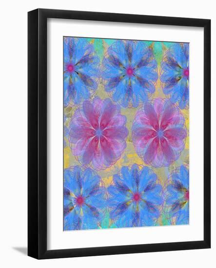 4 of 22 abstract art Circle Color Decor 3 D E-Ricki Mountain-Framed Art Print