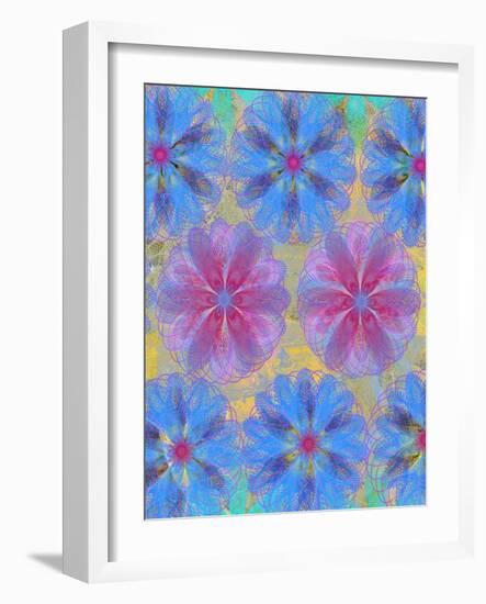 4 of 22 abstract art Circle Color Decor 3 D E-Ricki Mountain-Framed Art Print