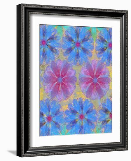 4 of 22 abstract art Circle Color Decor 3 D E-Ricki Mountain-Framed Art Print