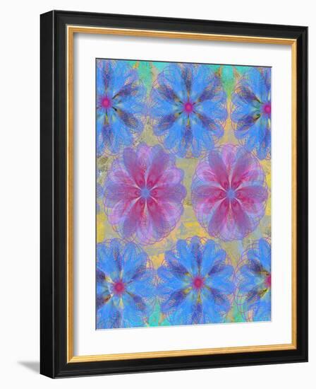 4 of 22 abstract art Circle Color Decor 3 D E-Ricki Mountain-Framed Art Print