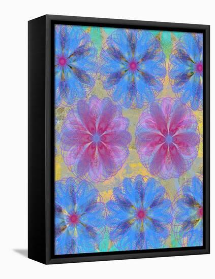 4 of 22 abstract art Circle Color Decor 3 D E-Ricki Mountain-Framed Stretched Canvas