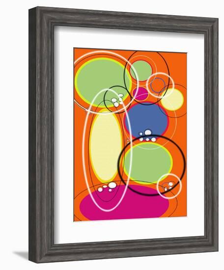 4 of 6 Abstract Art Retro Funk-Ricki Mountain-Framed Art Print