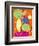 4 of 6 Abstract Art Retro Funk-Ricki Mountain-Framed Art Print