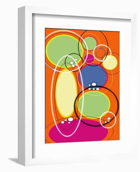 4 of 6 Abstract Art Retro Funk-Ricki Mountain-Framed Art Print