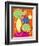 4 of 6 Abstract Art Retro Funk-Ricki Mountain-Framed Art Print