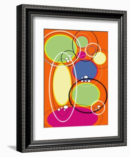 4 of 6 Abstract Art Retro Funk-Ricki Mountain-Framed Art Print