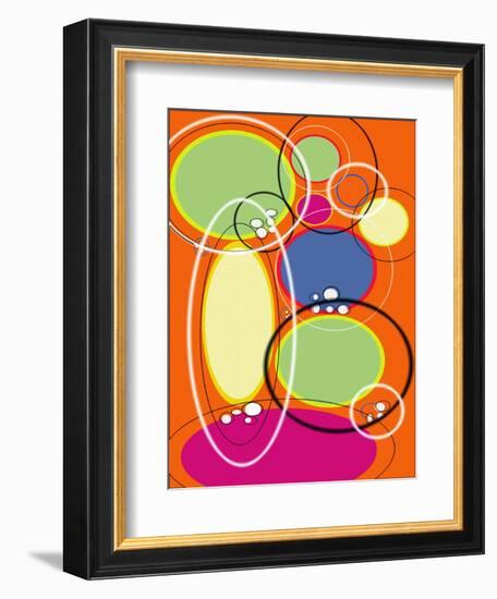 4 of 6 Abstract Art Retro Funk-Ricki Mountain-Framed Art Print