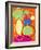 4 of 6 Abstract Art Retro Funk-Ricki Mountain-Framed Art Print