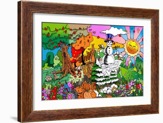 4 Seasons-Howie Green-Framed Giclee Print