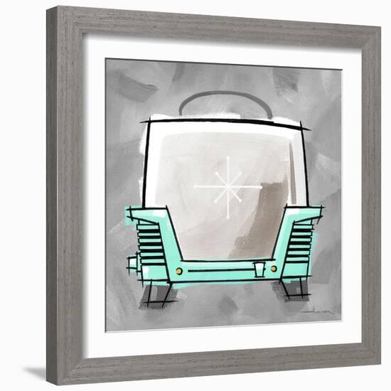 4-Toaster Aqua-Larry Hunter-Framed Giclee Print