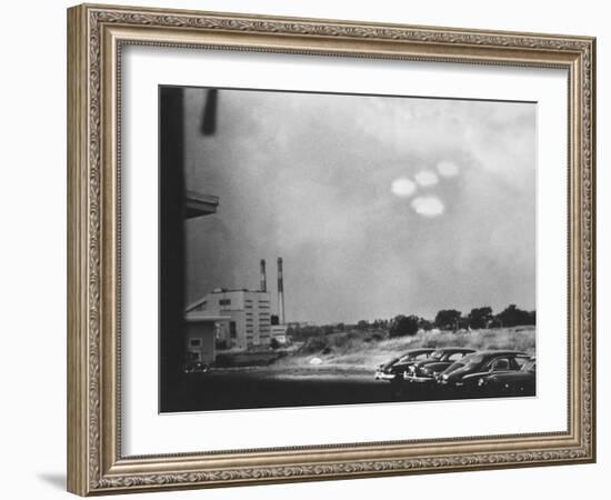 4 Ufo in the Sky, 50's-null-Framed Photo