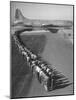 400 Passengers Waiting to Board the XC-99-Allan Grant-Mounted Photographic Print