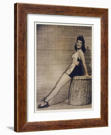 40s Pin Up Girl-null-Framed Photographic Print