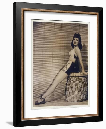 40s Pin Up Girl-null-Framed Photographic Print