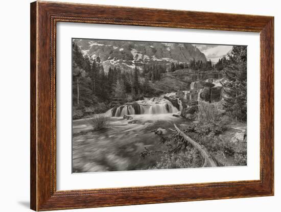 418-Glacier-2016-B&W-Gordon Semmens-Framed Photographic Print