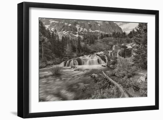 418-Glacier-2016-B&W-Gordon Semmens-Framed Photographic Print