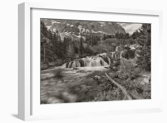 418-Glacier-2016-B&W-Gordon Semmens-Framed Photographic Print