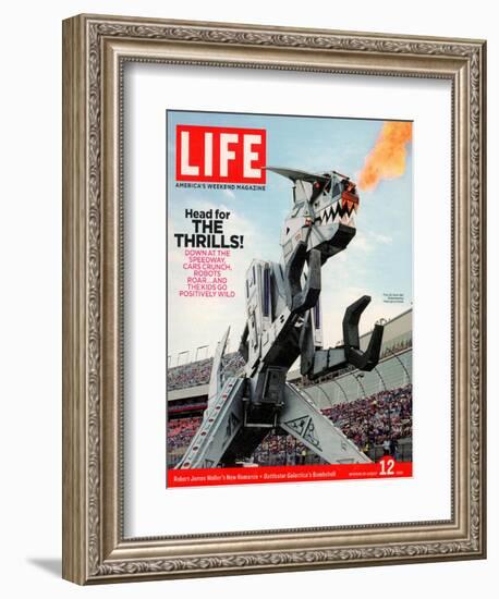 42-foot-tall Monster Truck Robosaurus at Charlotte Motor Speedway, NC, August 12, 2005-Phillip Toledano-Framed Photographic Print