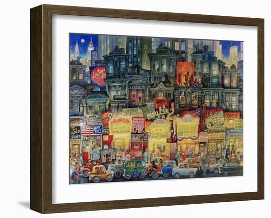 42 Street-Bill Bell-Framed Giclee Print