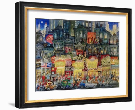 42 Street-Bill Bell-Framed Giclee Print