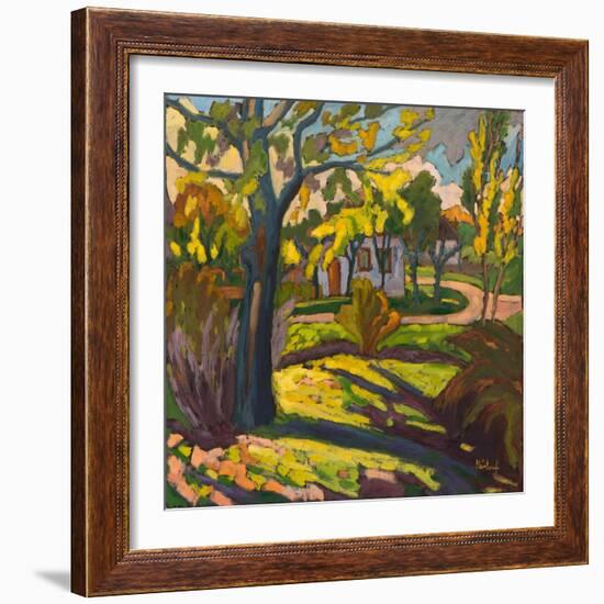 4222 Autumn In Our Street, 2010-Marta Martonfi-Benke-Framed Giclee Print