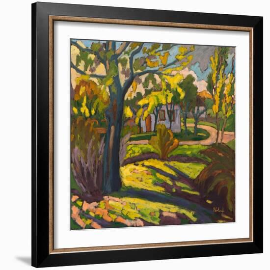 4222 Autumn In Our Street, 2010-Marta Martonfi-Benke-Framed Giclee Print