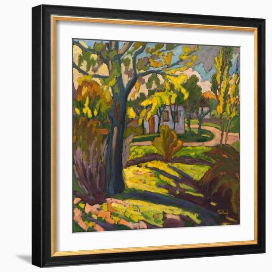 4222 Autumn In Our Street, 2010-Marta Martonfi-Benke-Framed Giclee Print