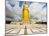 424 foot Yattawmu standing Buddha at Bodhi Tataung, Monywa, Sagaing Region, Myanmar-null-Mounted Photographic Print