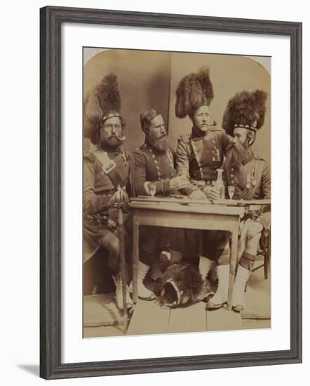 42nd Highlanders-Joseph Cundall and Robert Howlett-Framed Photographic Print