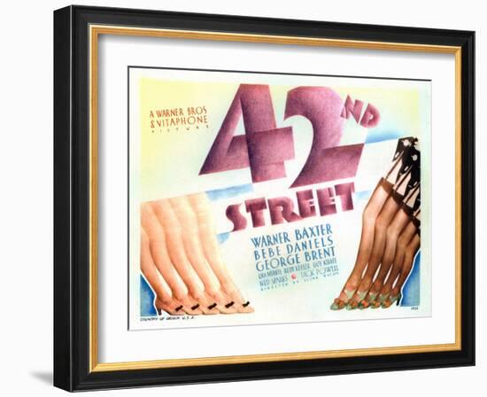 42nd Street, 1933-null-Framed Art Print