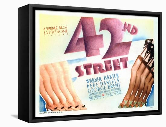 42nd Street, 1933-null-Framed Stretched Canvas