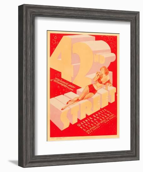 42nd Street, 1933-null-Framed Art Print