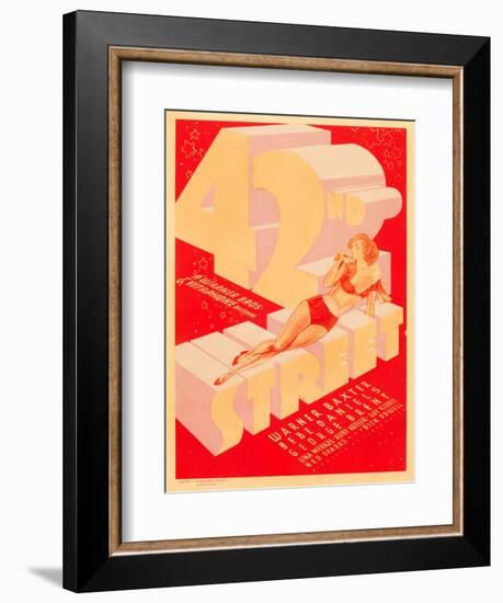 42nd Street, 1933-null-Framed Art Print