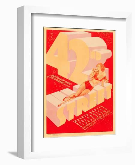 42nd Street, 1933-null-Framed Art Print