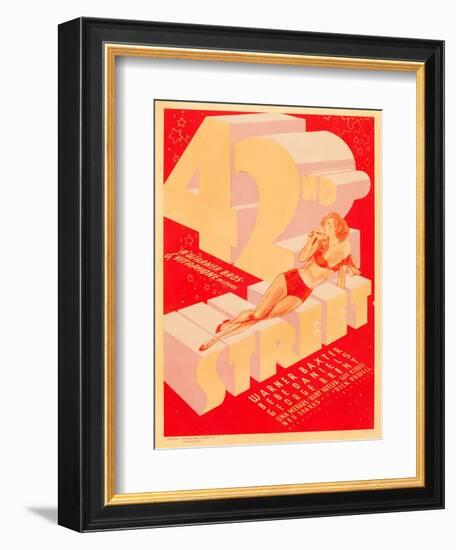 42nd Street, 1933-null-Framed Art Print