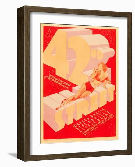 42nd Street, 1933-null-Framed Art Print