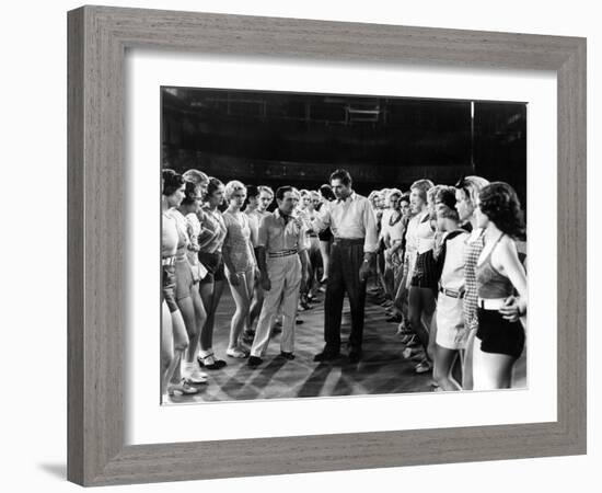 42nd Street, Ruby Keeler, Una Merkel, George E. Stone, Warner Baxter, Ginger Rogers, 1933-null-Framed Photo