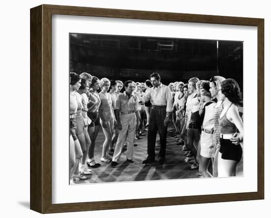 42nd Street, Ruby Keeler, Una Merkel, George E. Stone, Warner Baxter, Ginger Rogers, 1933-null-Framed Photo